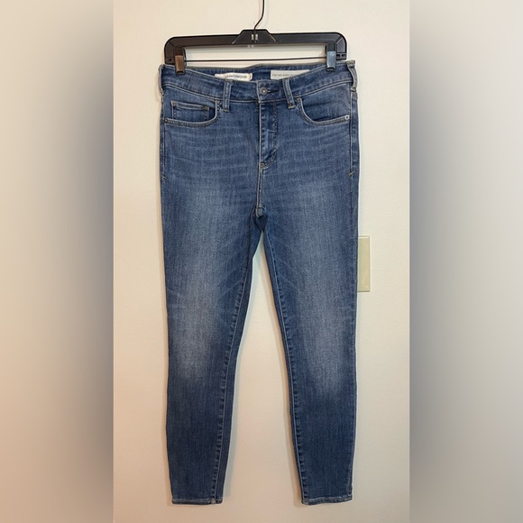 Pilcro and The Letterpress High Rise Denim Leggings Stretch Jean Denim Sz 29. - Picture 11 of 17